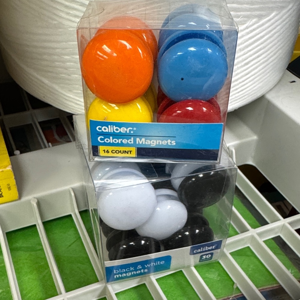 Caliber Colored and Black & White Magnets Set (Bundle) both new